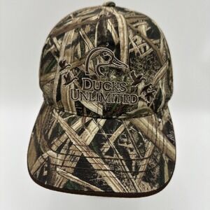Ducks Unlimited DU Leader 2014 Mossy Oak Shadow Grass Camo Adjustable Hat Cap